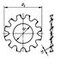 Zahnscheibe DIN 6797Form A